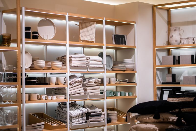 Products For Kitchen Shelving Installations in use